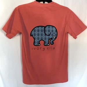 Ivory Ella light orange loose fit t-shirt